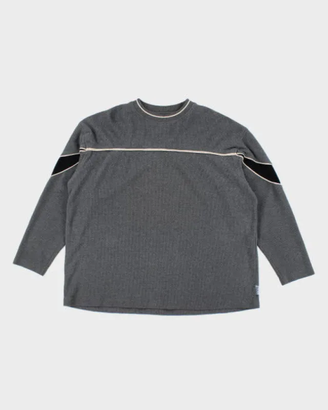 Vintage 90's River Washed Heavyweight Waffle Sweatshirt - XL sold by Rokit