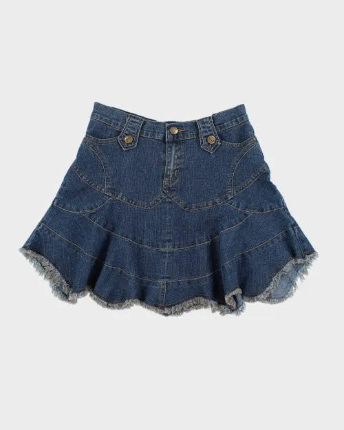 Y2k 00s 2 Hot Jeans Flared Denim Skirt - XS sold by Rokit