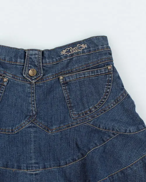 Y2k 00s 2 Hot Jeans Flared Denim Skirt - XS sold by Rokit product image thumbnail 4