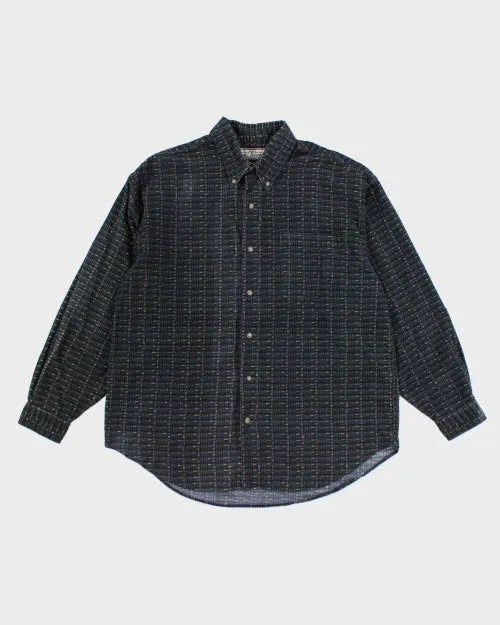 Vintage M.E. Sport Patterned Corduroy Shirt - L sold by Rokit