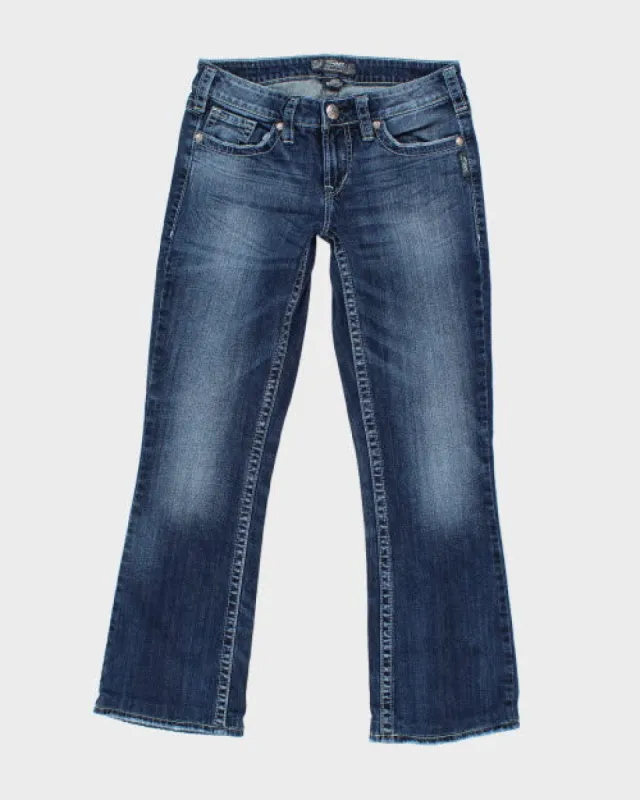 Y2k 00s Silver Jeans - W28 L33 sold by Rokit