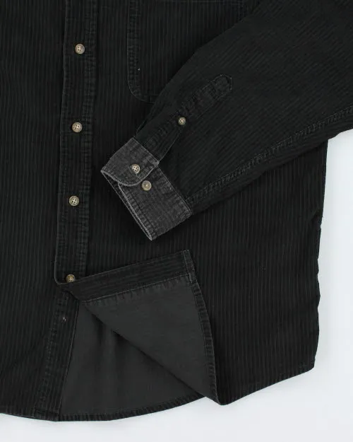 Vintage Cord Black Shirt - M sold by Rokit product image thumbnail 4