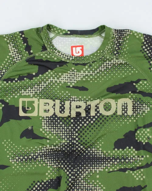 Vintage 2000's Burton Snowboarding Camouflage Long-sleeved T-Shirt - L sold by Rokit product image thumbnail 3