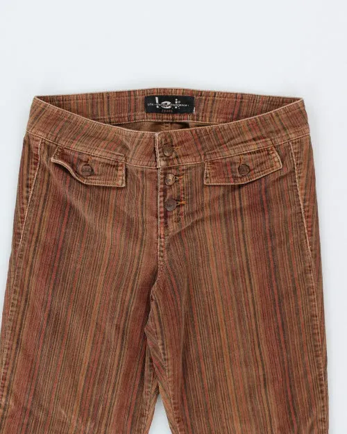 Vintage 90s L.E.I. Stripe Cord Trousers - W30 L31 sold by Rokit product image thumbnail 3