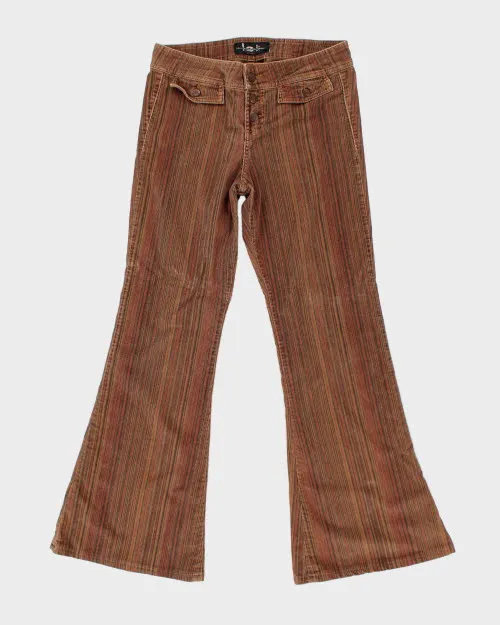 Vintage 90s L.E.I. Stripe Cord Trousers - W30 L31 sold by Rokit