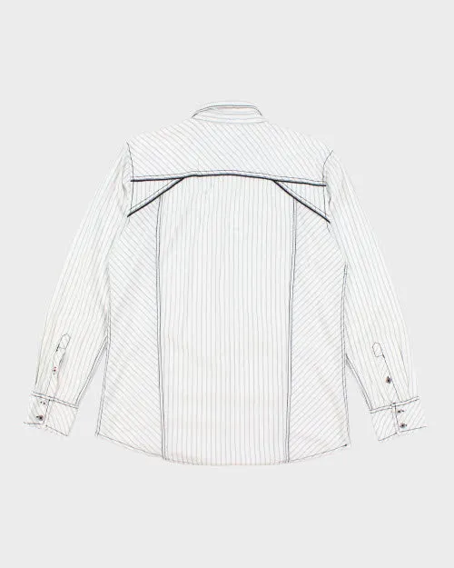 Y2k 00s Buckle Black Slim Fit Shirt - L sold by Rokit product image thumbnail 2