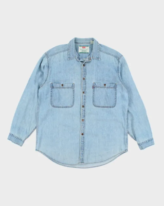 Vintage 2000's Levi's Light Wash Denim Jacket - L sold by Rokit