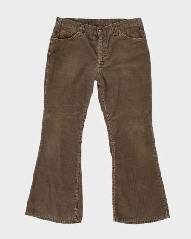 Vintage GWG Brown Cord Trousers - W34 L29 sold by Rokit