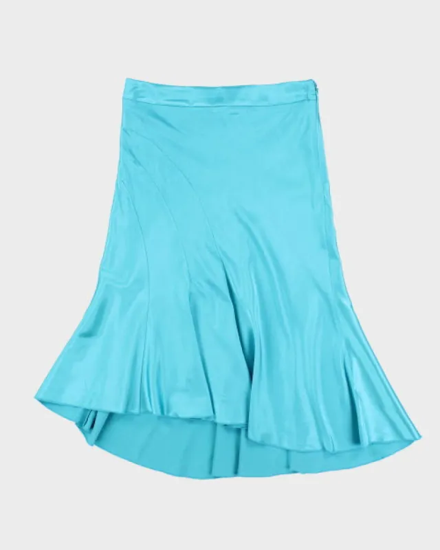 Y2k 00s Le Chateau Blue Skirt - XS sold by Rokit
