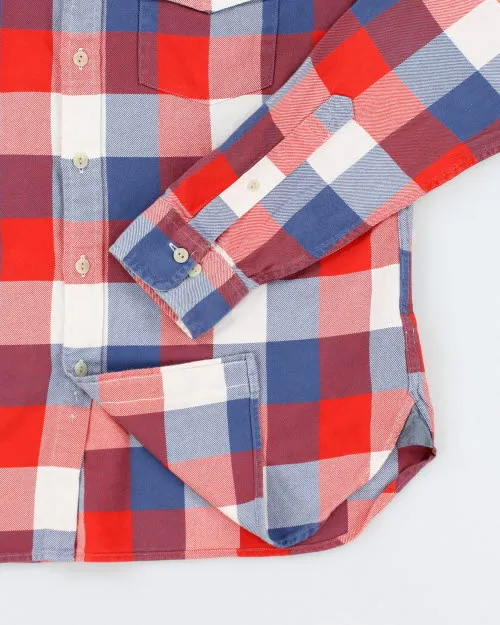 Vintage 90's Brooks Brothers Red Fleece Flannel Shirt - M sold by Rokit product image thumbnail 4
