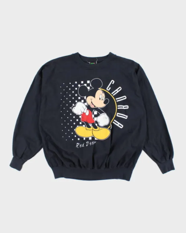 Vintage 90's Disney Mickey Mouse Canada Long-sleeved T-Shirt - M sold by Rokit