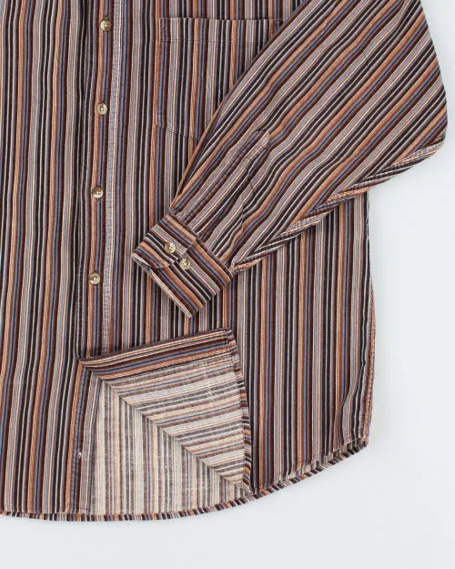 Vintage 90's Striped Corduroy Long-sleeved Shirt - M sold by Rokit product image thumbnail 4
