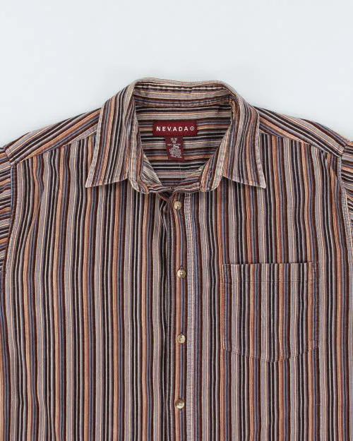 Vintage 90's Striped Corduroy Long-sleeved Shirt - M sold by Rokit product image thumbnail 3