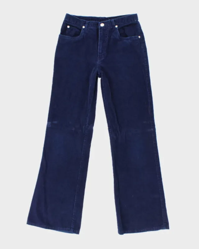 Vintage 90s Eko Navy Cord Flares - W26 L29 sold by Rokit