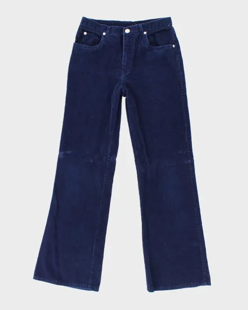 Vintage 90s Eko Navy Cord Flares - W26 L29 sold by Rokit