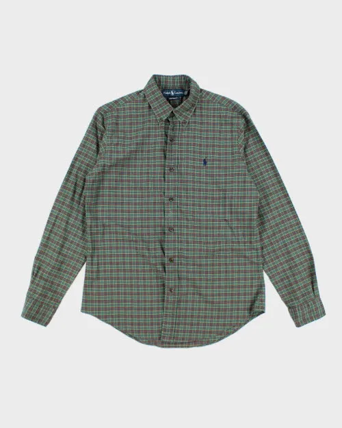 Ralph Lauren Green Check Shirt - M sold by Rokit