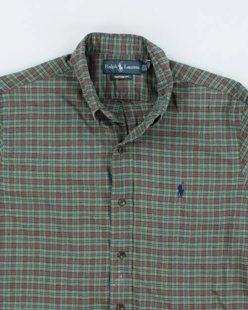 Ralph Lauren Green Check Shirt - M sold by Rokit product image thumbnail 3