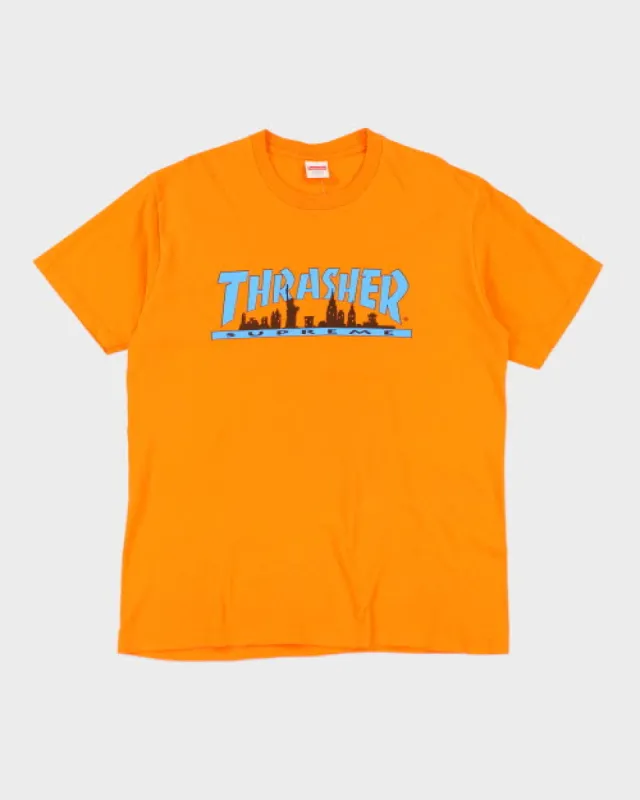 Supreme New York x Thrasher Magazine Graphic T-Shirt - L sold by Rokit