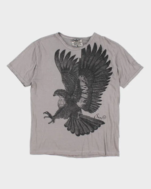 Vintage Y2K Gothic Eagle T-Shirt - M sold by Rokit
