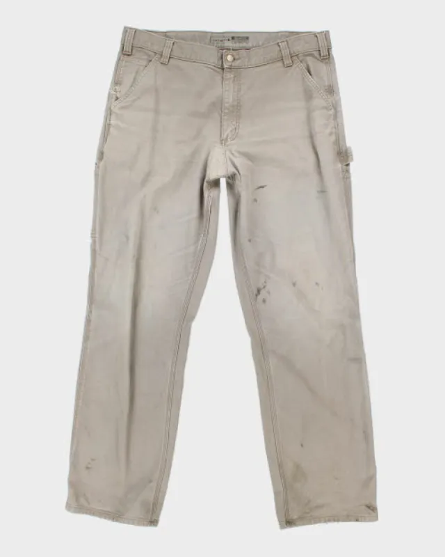 Carhartt Workwear Distressed Trousers - W38 L34 sold by Rokit