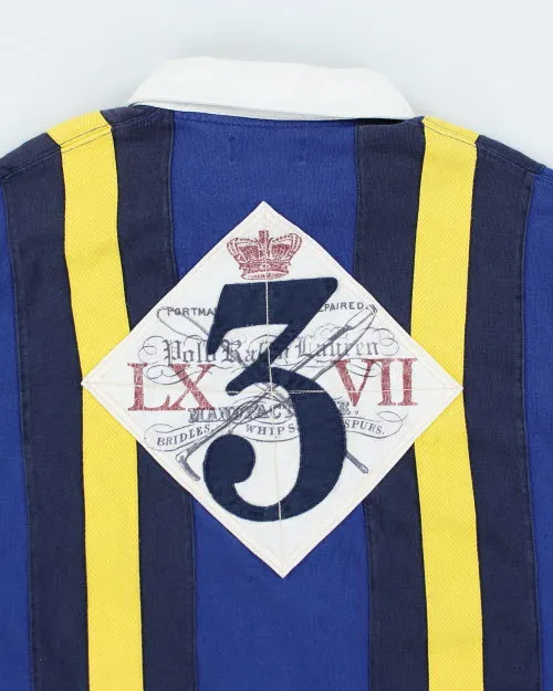 Vintage 2000's Ralph Lauren Heavyweight Striped Rugby Shirt - L sold by Rokit product image thumbnail 4