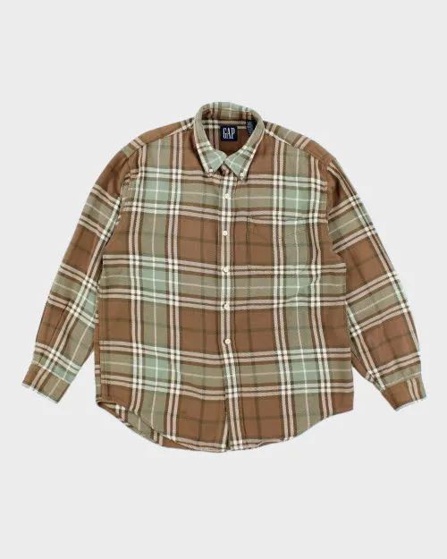 Vintage GAP Heavyweight Flannel Shirt - L sold by Rokit