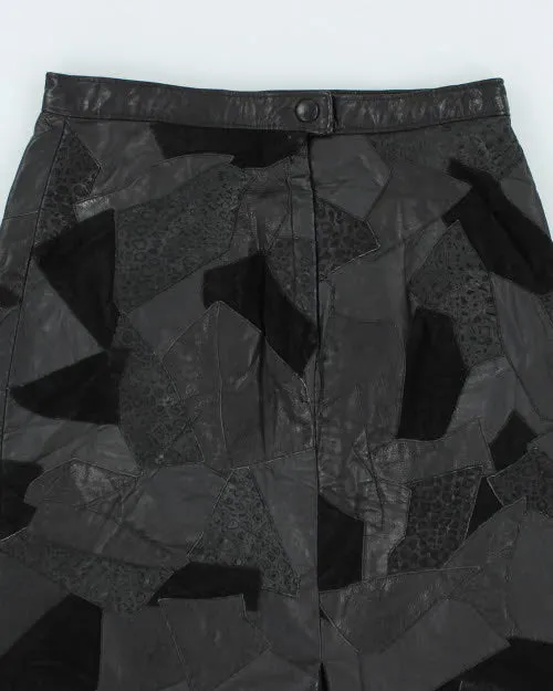 Vintage La Firma Patchwork Suede Skirt - XS sold by Rokit product image thumbnail 4