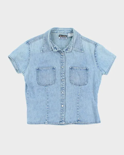 Vintage Real Clothes Denim Shirt - L sold by Rokit
