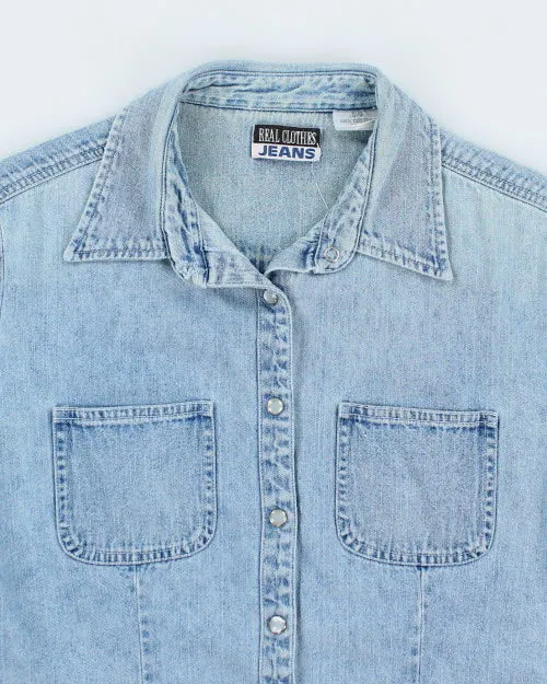 Vintage Real Clothes Denim Shirt - L sold by Rokit product image thumbnail 3