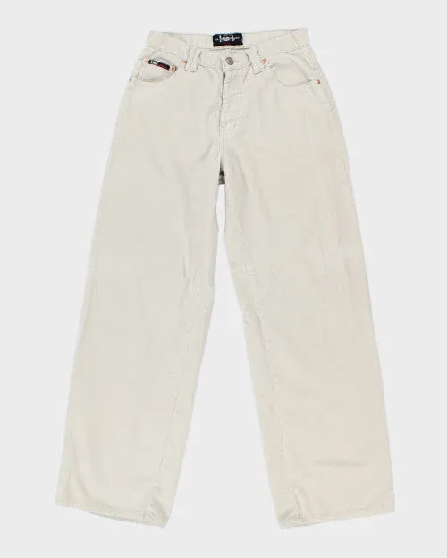 Y2k 00s L.i.e Cord Wide Leg Trousers - W30 L31 sold by Rokit