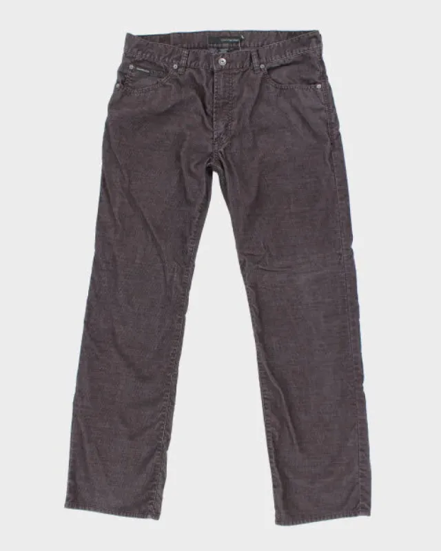 Calvin Klein Cord Trousers - W36 L33 sold by Rokit