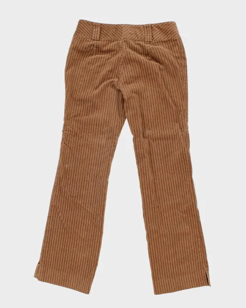 Y2k 00s Jacob Brown Stripe Cord Trousers - W32 L31 sold by Rokit product image thumbnail 2