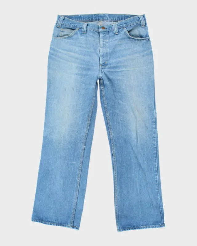 Vintage 1970's GWG Light Wash Selvedge Jeans - W34 L30 sold by Rokit