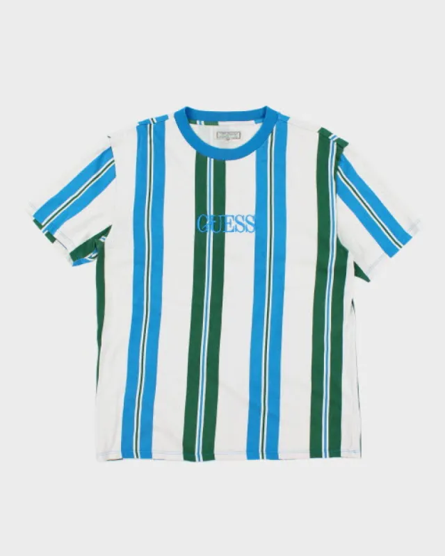 Vintage Guess Originals Striped T-Shirt - S made by Guess
