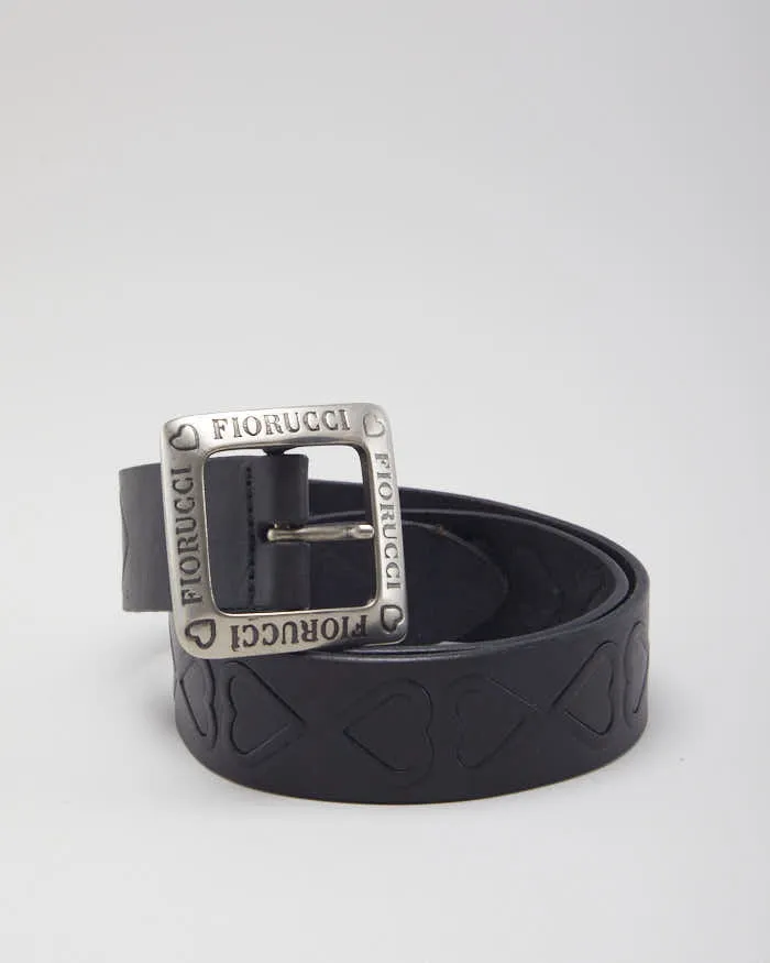 Y2k 00s Fiorucci Leather Belt - W27-W31 sold by Rokit