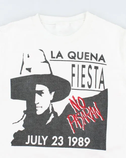 Vintage 1989 La Quena Fiesta Single Stitch T-Shirt - L sold by Rokit product image thumbnail 3