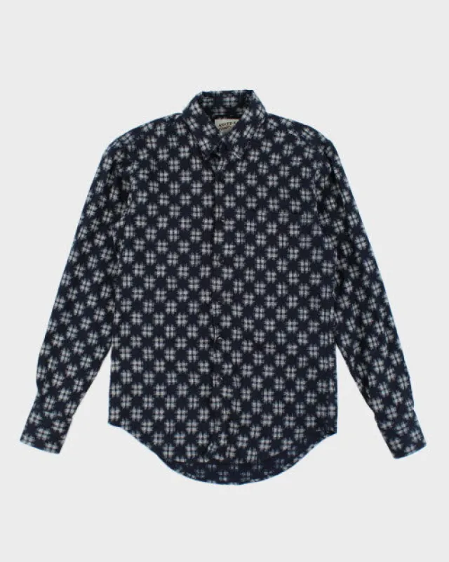 Vintage 90's Naked & Famous Patterned Corduroy Shirt - S sold by Rokit