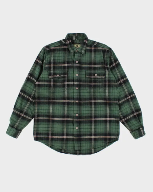 Vintage Field & Stream Heavyweight Flannel Shirt - L made by Field & Stream
