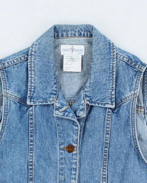 Vintage 90s French Dressing Sleeveless Denim Shirt - M sold by Rokit product image thumbnail 3