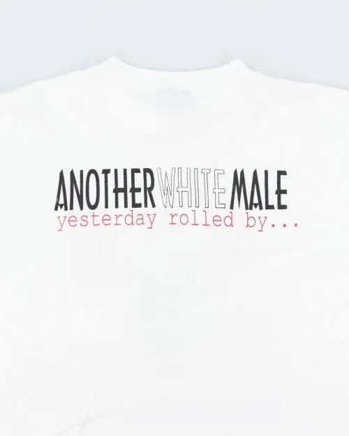 Vintage 90's Another White Male Single Stitch T-Shirt - XL sold by Rokit product image thumbnail 4