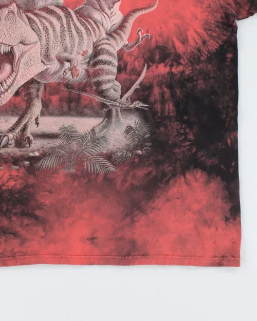 Vintage 2000's The Mountain T-Rex Tye Dye T-Shirt - XXL sold by Rokit product image thumbnail 4