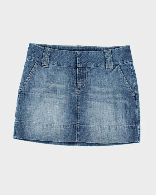 Y2k 00s Guess Denim Skirt - S sold by Rokit