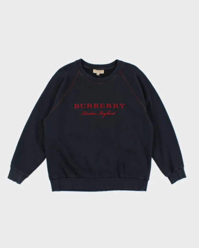 Vintage Burberry London Embroidered Sweatshirt - XXL made by Burberry