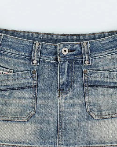 Vintage Y2k 00s Diesel Denim Skirt - S sold by Rokit product image thumbnail 3