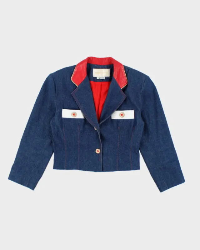 Margret Godfrey Denim Blazer Jacket - S sold by Rokit