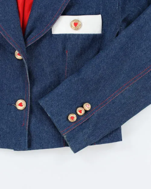 Margret Godfrey Denim Blazer Jacket - S sold by Rokit product image thumbnail 4