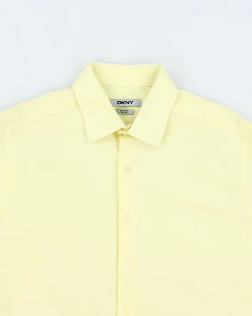 DKNY Yellow Long Sleeve Shirt - L sold by Rokit product image thumbnail 3