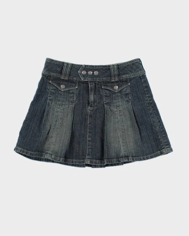 Y2k 00s Lee Cooper Denim Mini Skirt - S sold by Rokit