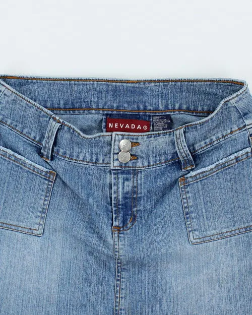 Y2k 00s Nevada Denim Skirt - S sold by Rokit product image thumbnail 3