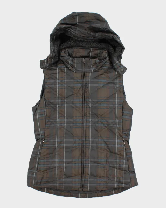 Vintage 90s Patagonia Goose Down Hooded Puffer Vest - M sold by Rokit